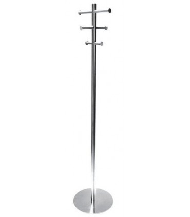 Porte manteaux inox brossé