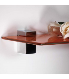 Support d'étagère Block chrome brillant Support d'étagère Block chrome brillant