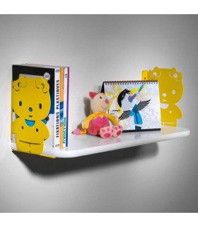 Consoles d'étagère Susy jaune