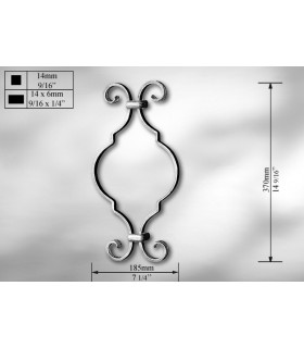 Elément décoratif "volute"