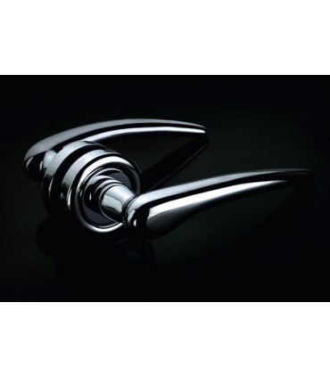 Poignée de porte Com.ma chromé brillant