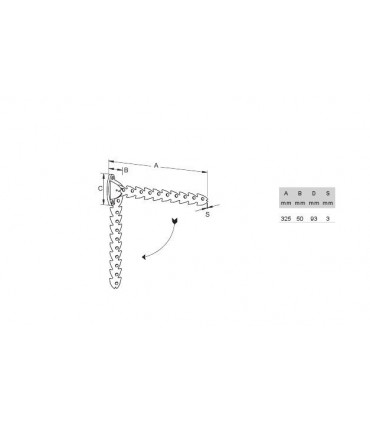 Patère multiple technique