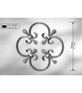 Elément décoratif "volute"