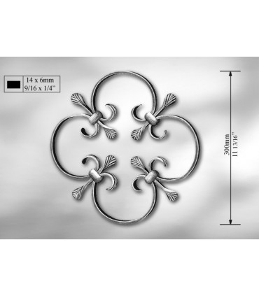 Elément décoratif "volute"