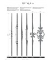 Balustre avec élément décoratif torsade centrale