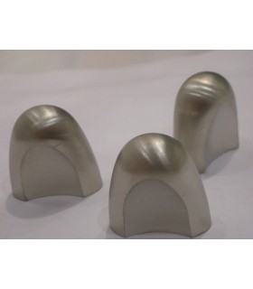 Poignée bouton bonnet nickele satiné