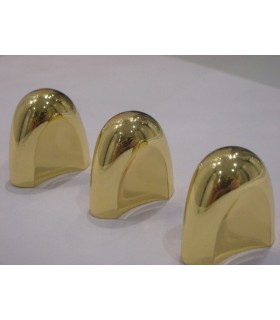 Poignée bouton bonnet doré brillant
