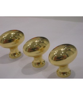 Poignée bouton Mushroom doré