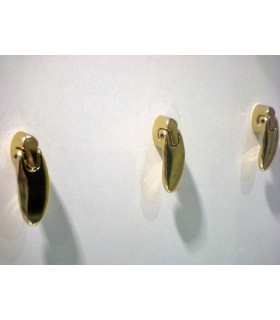 Poignée bouton articulé doré