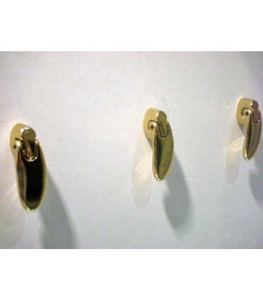 Poignée bouton articulé doré