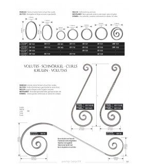Elément décoratif cercles et ovales