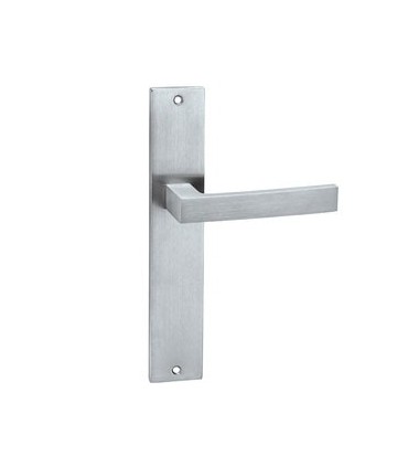 Poignée de porte ANGOLO sur plaque rectangulaire