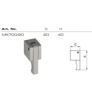 Poignée bouton MK7000