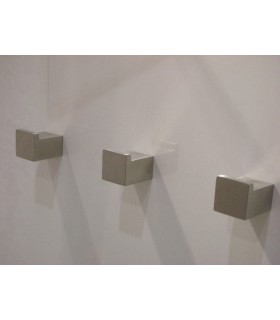 Poignée bouton carré fixe Quadro