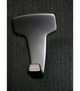 Patère design LID0157 nickel satiné