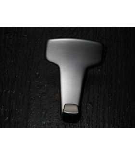 Patère design LID0157 nickel satiné