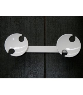 Patère murale en nylon blanc Patère murale en nylon blanc