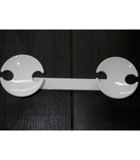 Patère murale en nylon blanc Patère murale en nylon blanc