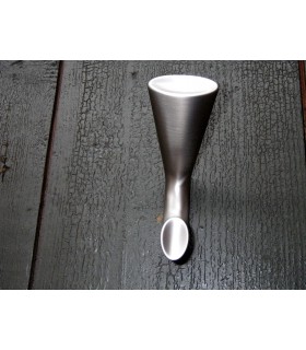 Patère design LID0150 nickel satiné