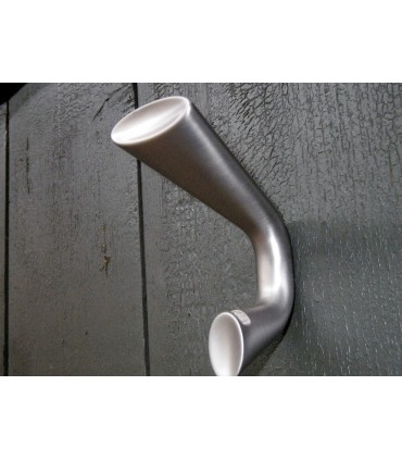 Patère design LID0150 nickel satiné