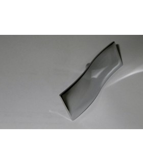 Petite poignée de meuble Vague chromé brillant