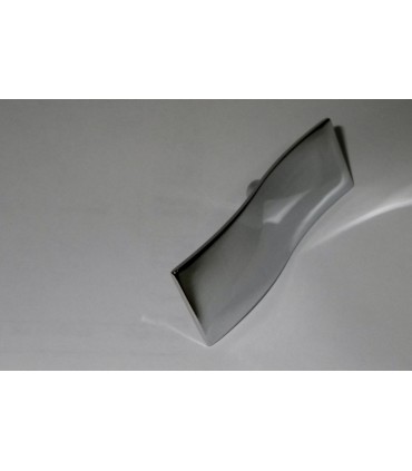 Petite poignée de meuble Vague chromé brillant