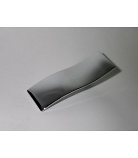 Petite poignée de meuble Vague chromé brillant