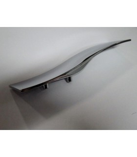 Grande poignée de meuble Vague chromé brillant