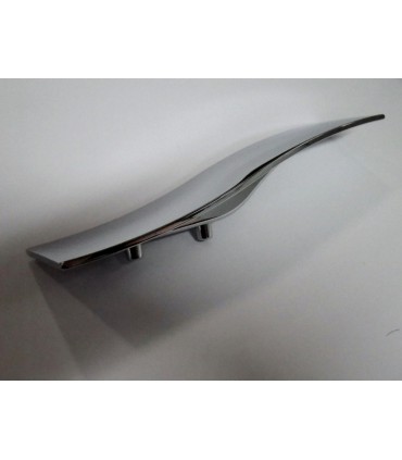 Grande poignée de meuble Vague chromé brillant