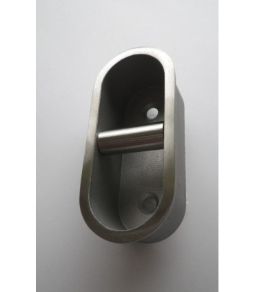 Poignée cuvette pour chant de porte