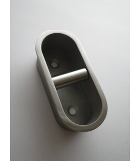 Poignée cuvette pour chant de porte