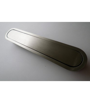 Poignée tirette rabatable à encastrer