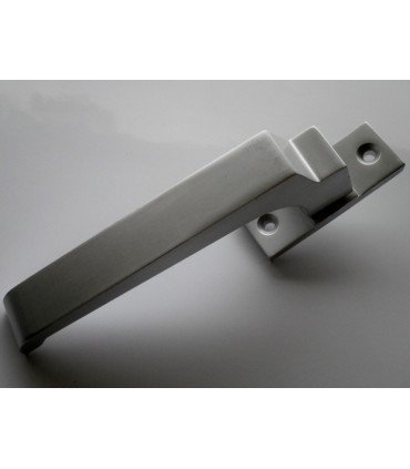 Poignée aluminium sur rosace rectangulaire