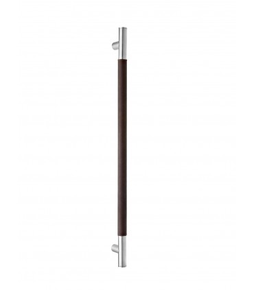 Poignée tubulaire série Skin bm cuir brun