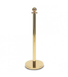 Poteau de réception sphérique et plat laiton Poteau de réception sphérique et plat laiton