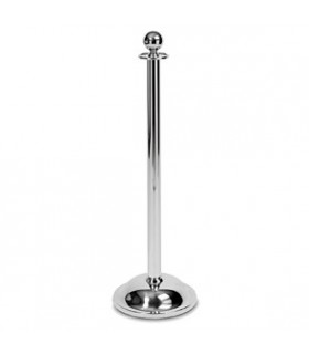 Poteau de réception sphérique et bombé chromé Poteau de réception sphérique et bombé chromé