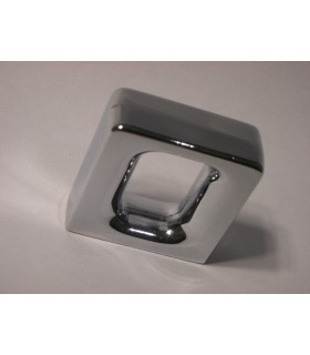 Poignée bouton Arche chromé brillant