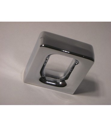 Poignée bouton Arche chromé brillant