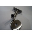 Support mural inox pour main courante plate