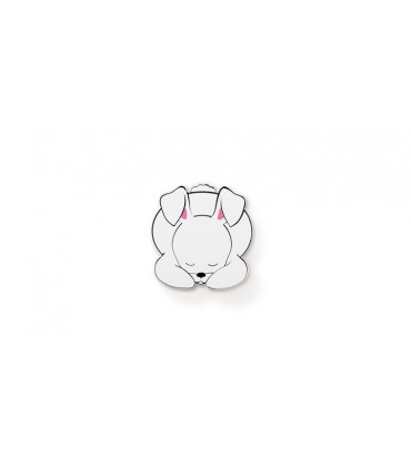 Poignée bouton série Animal dreams lapin blanc
