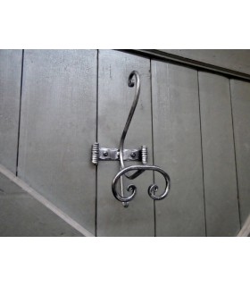 Porte manteau simple en fer forgé