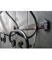 Porte manteau double en fer forgé