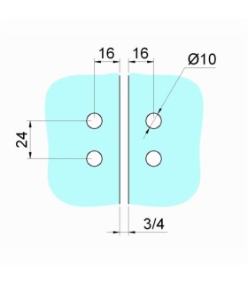Encoche sur verre Encoche sur verre