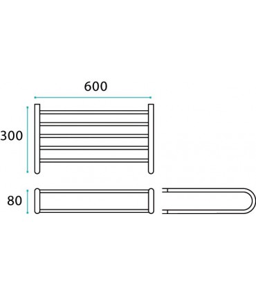 Etagère porte-serviettes Tonda
