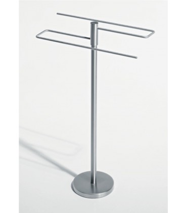 Porte serviette double à poser série Fine