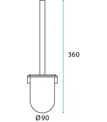Porte balayette série Quadro