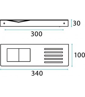 Etagère porte savon 2D