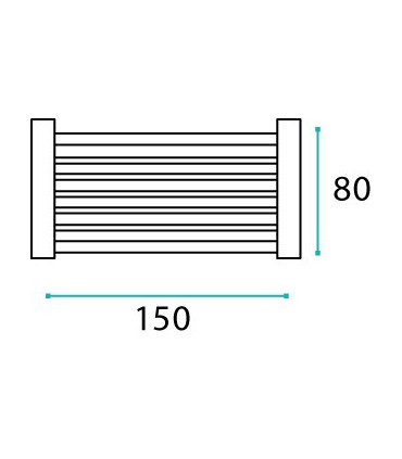 Support porte savon Fine lg.300 mm