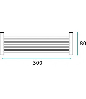 Support porte savon Fine lg.300 mm Support porte savon Fine lg.300 mm