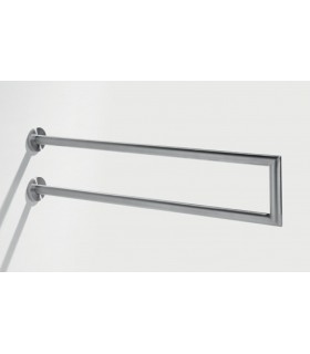 Porte serviette double vertical série Angulo Porte serviette double vertical série Angulo